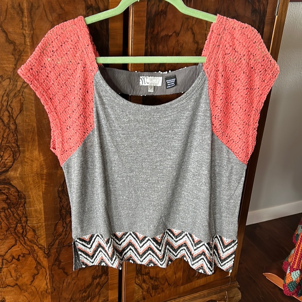 Miss Me beaded sleeveless top